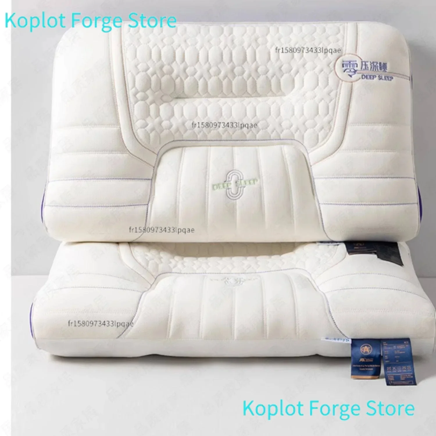 Cuscino ortopedico per il collo in memory foam, supporto cervicale per alleviare la pressione, ideale per chi dorme su un fianco o sulla schiena, cuscino singolo per adulti, confortevole come quello
