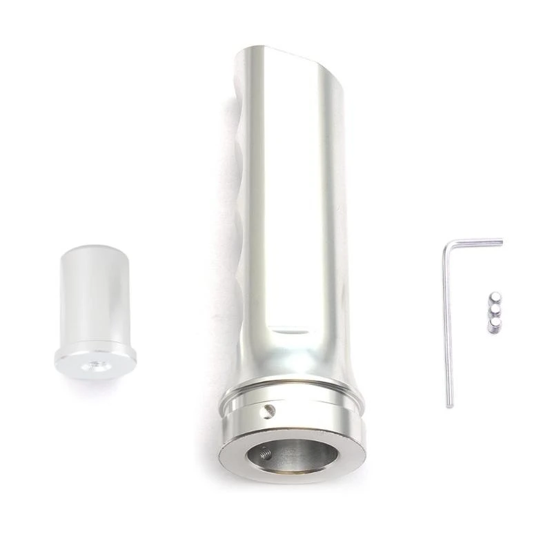 

02DE Easy to Install Handbrake Cover Aluminum Ergonomic Brake Handle Cover Simple to Operate for Enhances Driving Pleasure