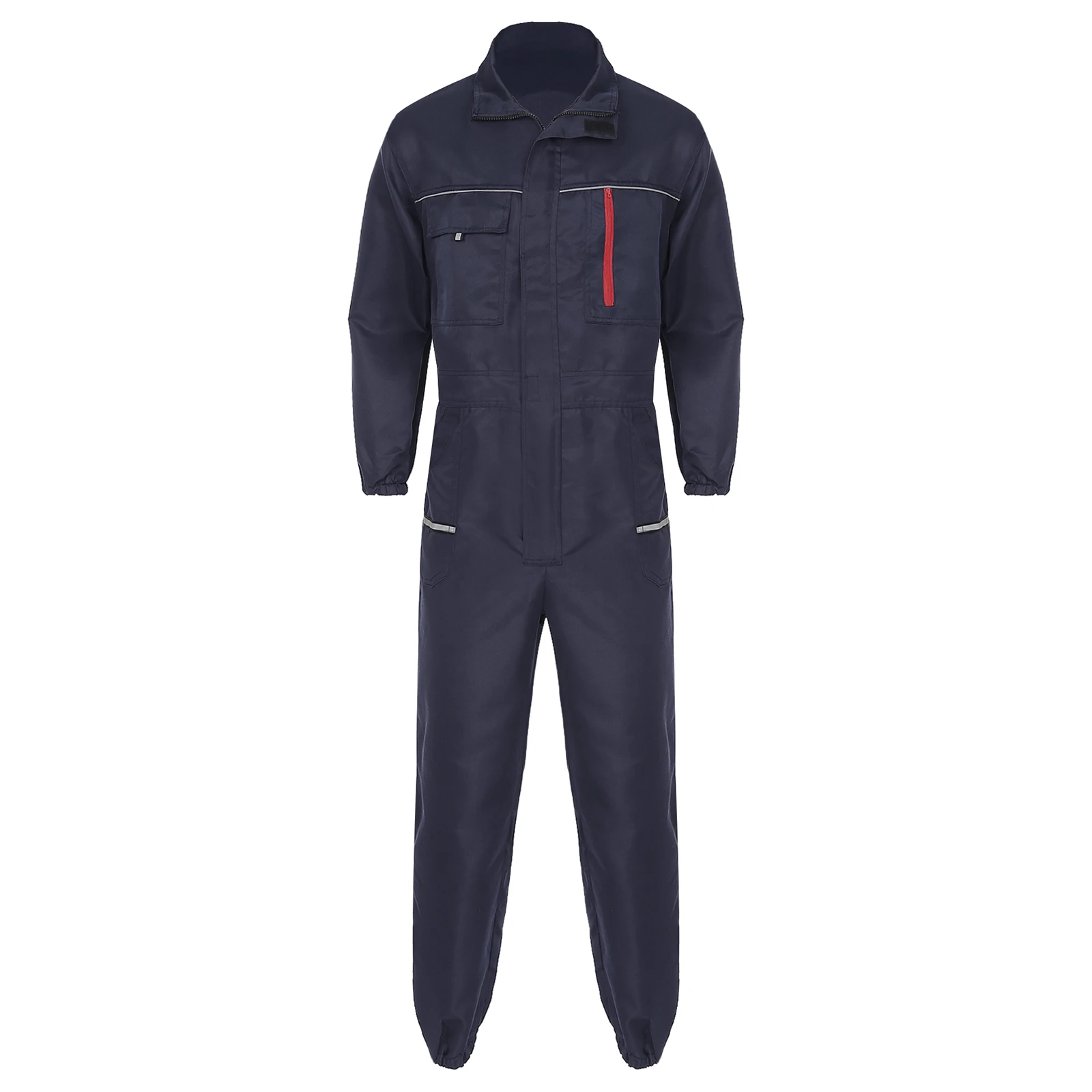 Work Overall Uniforms for Mens Working Coveralls Welding Suit Repair Workshop Mechanic Workwear Warehouse Long Sleeve Jumpsuit