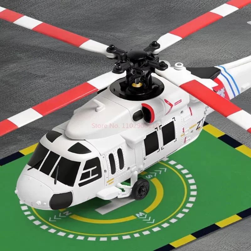 Rc K270 هليكوبتر يتم التحكم فيها عن بعد بدون فرش لتحديد المواقع بالتدفق البصري بلاك هوك Uh60 طائرة محاكاة بدون هواء رباعية الاتجاهات #2