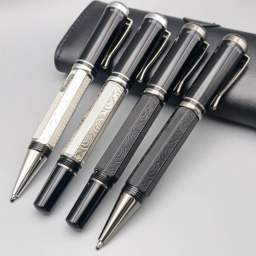 قلم حبر جاف فاخر من سلسلة المشاهير من MB RolleBall هدية قرطاسية أنيقة للكتابة المكتبية