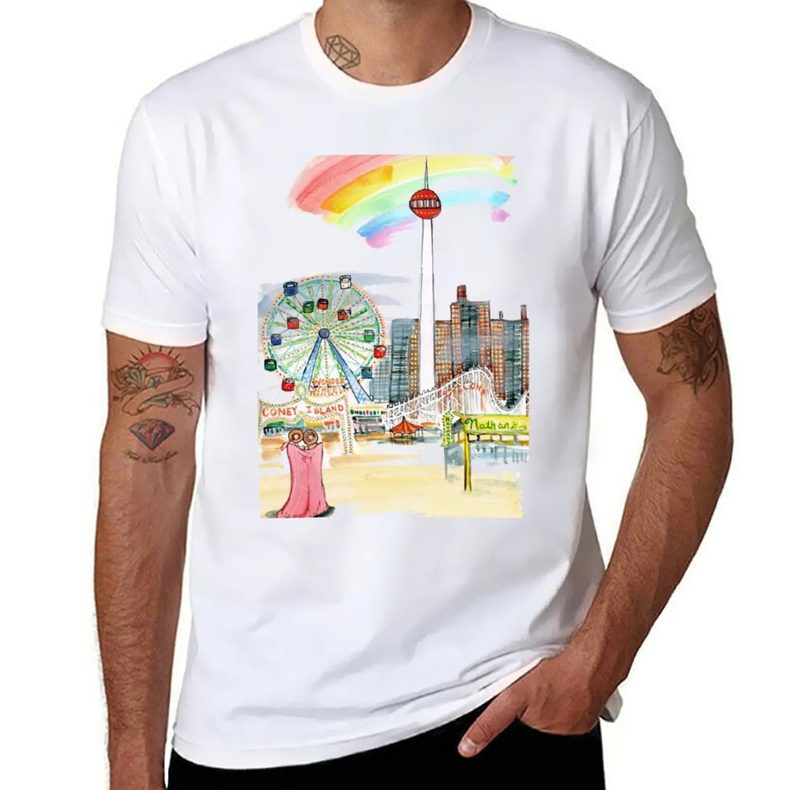 

Coney Island T-Shirt t shirt for man 100 percent cotton t shirt for man t shirts with prints T-Shirt