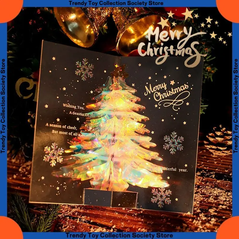 

Christmas Cards Christmas Trees High-End Collection Diy Handmade Gifts Christmas Small Cards Greeting Car Ceremony