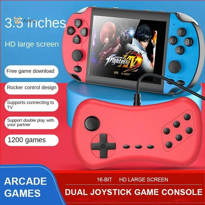 

Handheld Game Consoles 3.5 Inch Large Screen Tv Game Console Arcade Handheld Player Large Screen 16g Video Games Retroid Mini