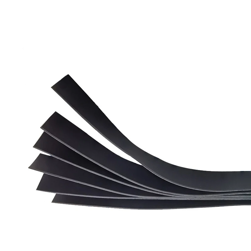 Picture 4: 1~5 Meters Thickness 1~5mm Width10~50mm Black Single Sided Self-Adhesive Silicone Rubber Solid Strip High Temperature Resistant