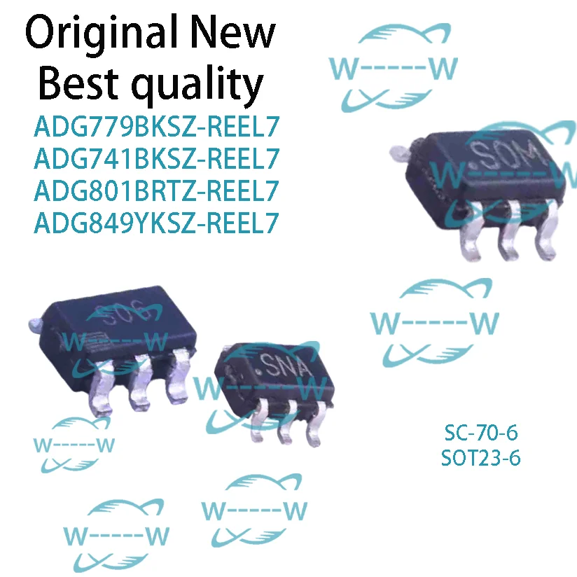 (5-10 PCS) ADG779BKSZ-REEL7 S0M ADG741BKSZ-REEL7 S00 ADG801BRTZ-REEL7 S06 ADG849YKSZ-REEL7 SNA ADG779 ADG741 ADG801 ADG849 IC