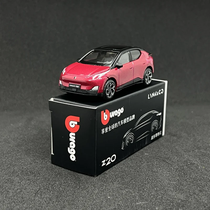 Bburago 1:64 lynk & co 02 z20 suv liga modelo de carro diecast metal novos veículos energia modelo carro simulação coleção crianças brinquedos presente
