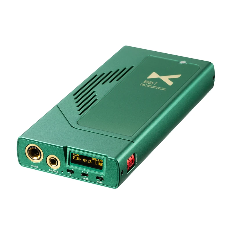 xDuoo XD05T HiFi Portable Decoder XD05 T Dual Tube AMPs Dual ES9039Q2M Chip USB DAC Headphone Amplifier 4.4mm Balanced Outputs