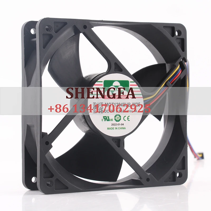 MGT12048UB-W38 DC48V 0.50A 120X120X38MM 12cm 12038 Large Air Volume Industrial Control Machine Cooling Fan