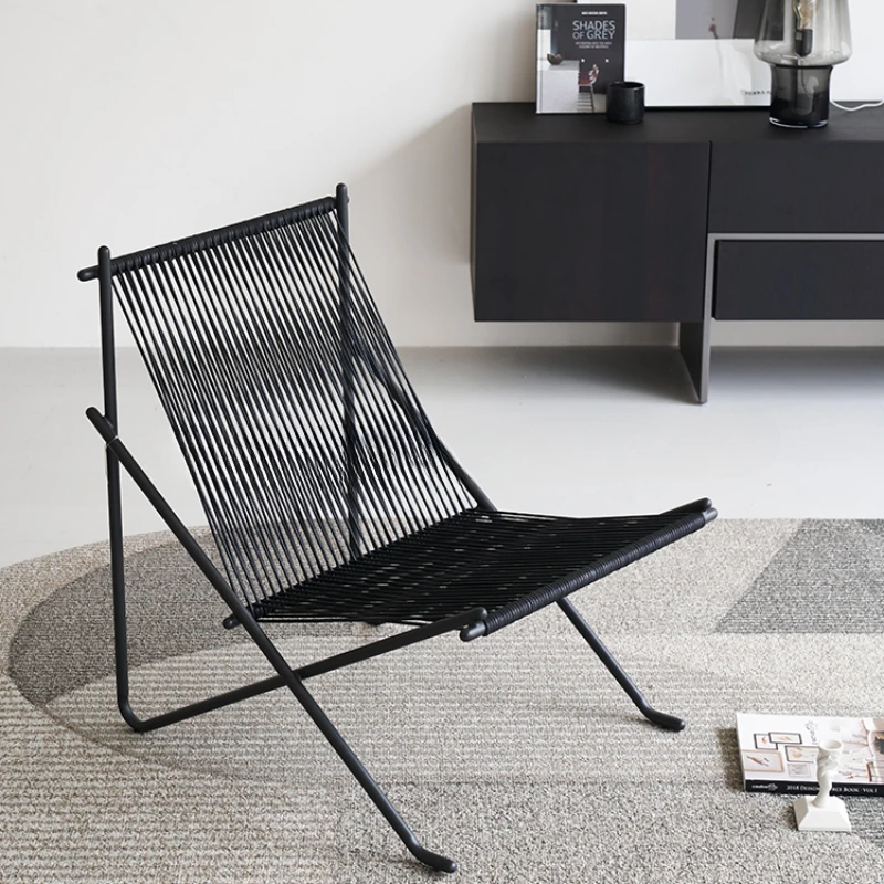 

/Leisure chair/Italian minimalist designer weaving rope technology/