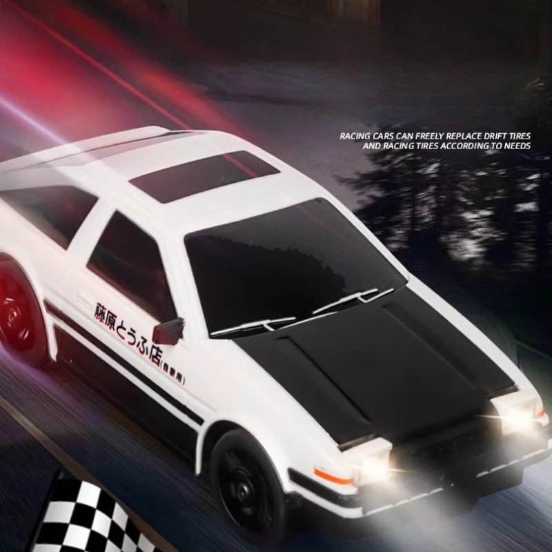 RC Drift Car 1/24 4WD Simulazione ad alta velocità Luci per auto Telecomando Racing 2.4G Modello di telecomando Giocattolo per regalo per adulti