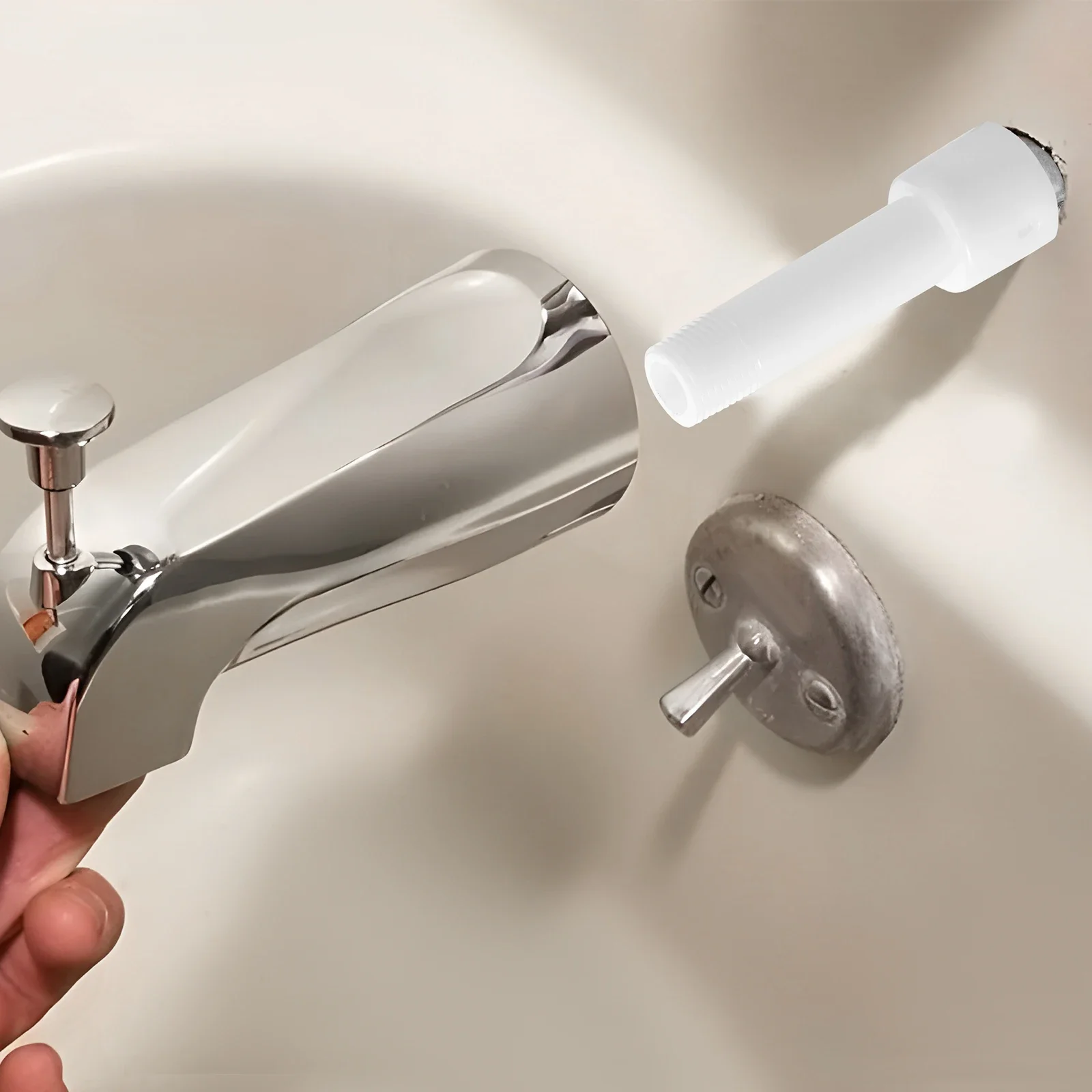 العالمي 4 في 1 حوض صنبور تحويل مجموعة حوض الاستحمام صنبور طقم محوّل صنبور تمديد رئيس البخاخ صنبور حوض للحمام الحنفية تمديد