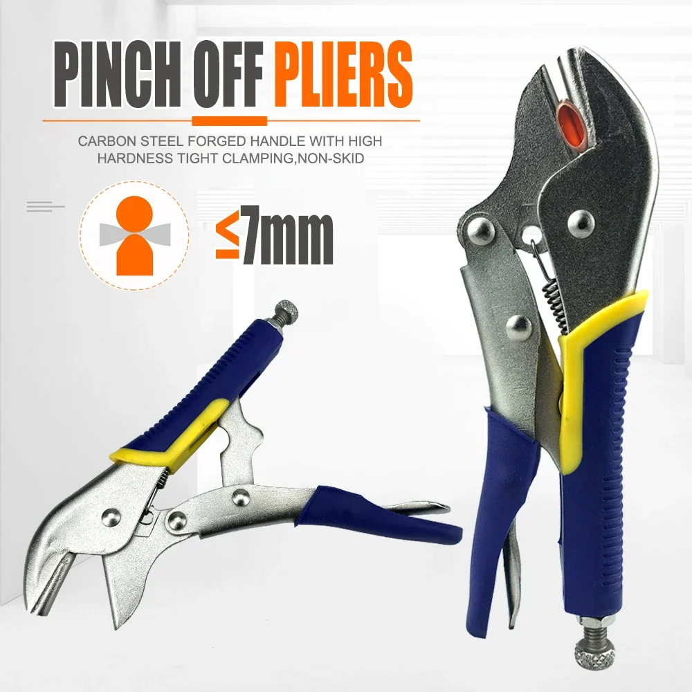 

B Type Pinch Pliers Max Cut 7mm Diameter Used for Air Conditioner Refrigeration Copper Pipes ETC. Cutting Sealing Plicers