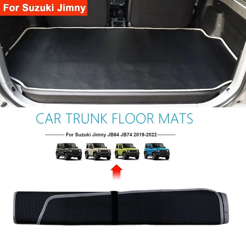 Luggage Mat for Jimny Sierra 2018-2022 JB64 JB64W JB74 JB74W Cargo Boot Liner Tray Rear Trunk Floor Mat For Suzuki