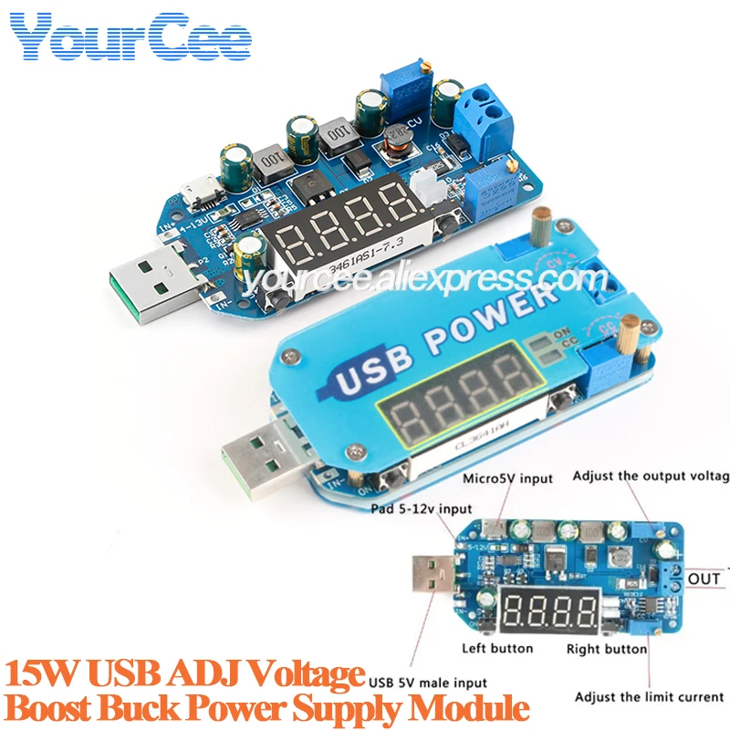 15W DC-DC Usb Adjus…