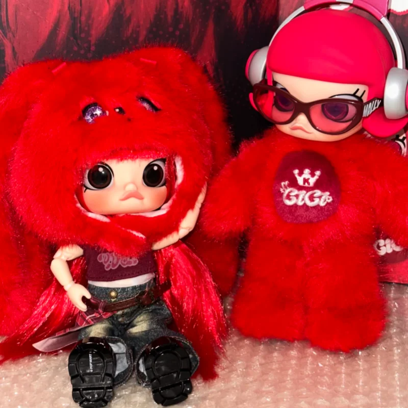 

POP MART MOLLY X YUQI 1/8 ACTION FIGURE Series Co-branded Blind Box Guess Bag Original Toys Doll Anime Figure Ornaments Gift