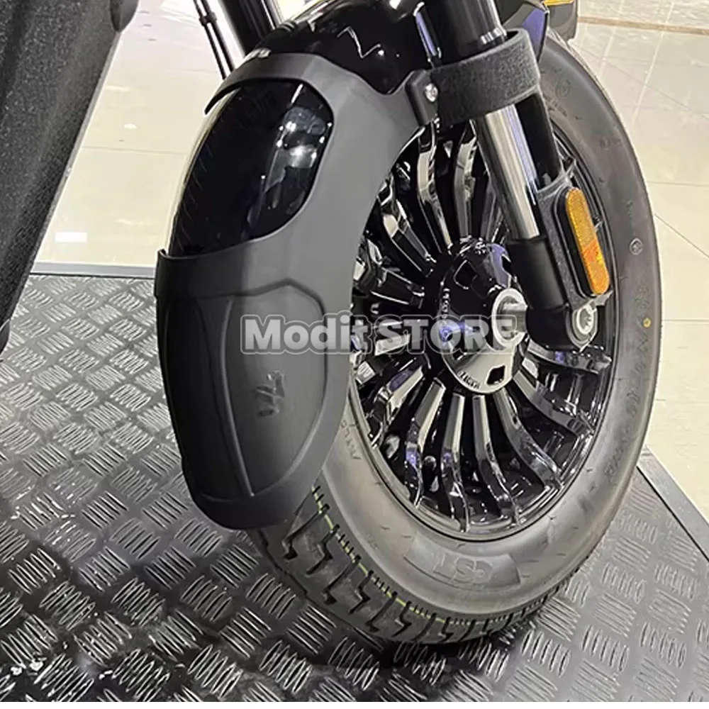 front and rear fenders are lengthened and widened Mudguard Splash Guard For Benda Dark Flag 500 Darkflag 500 V4 Black Flag 500