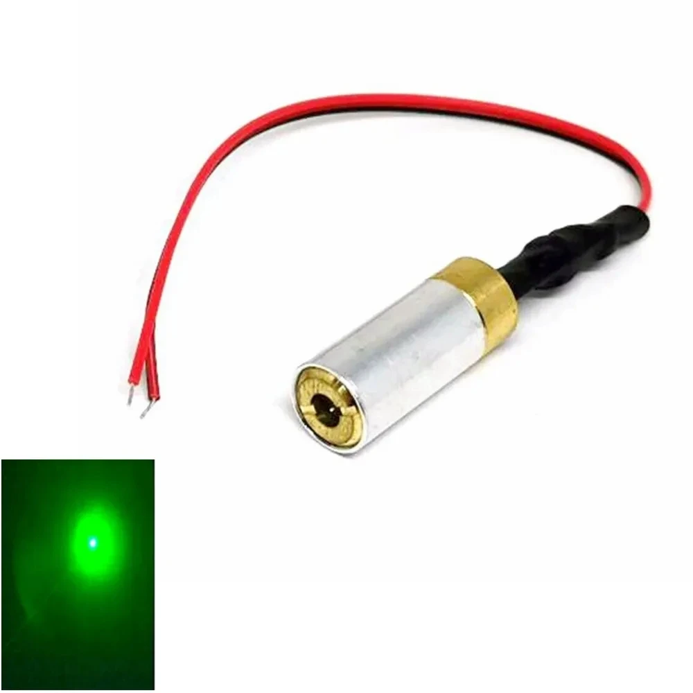 5pcs INDUSTRIAL/LAB 532nm 10mW Green Dot Laser Diode Module 5V Lazer Unit