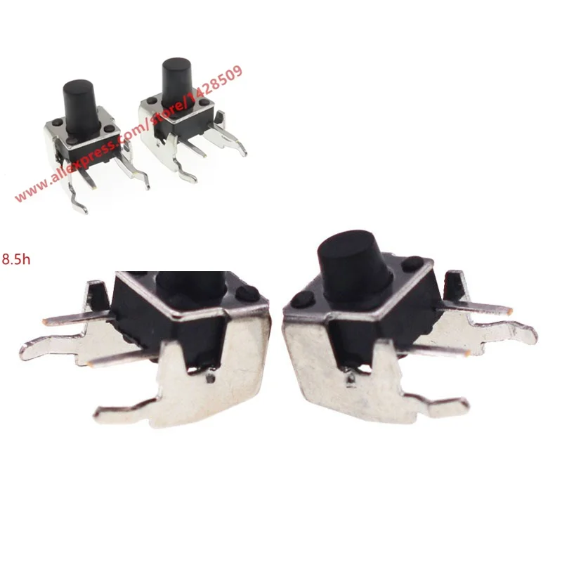 Lote de 400 Interruptores Táctiles de 6*6*8.5mm, Horizontales con ...