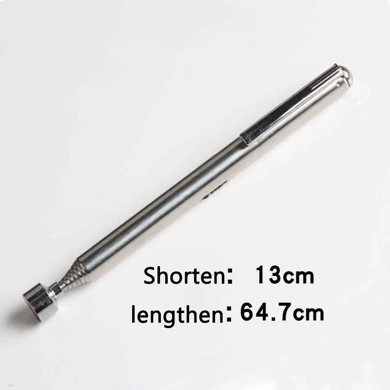 Handheld Telescoping Magnetic Grabber – Extendable Pickup Pen Tool, Portable Magnet for Hard-to-Reach Spots