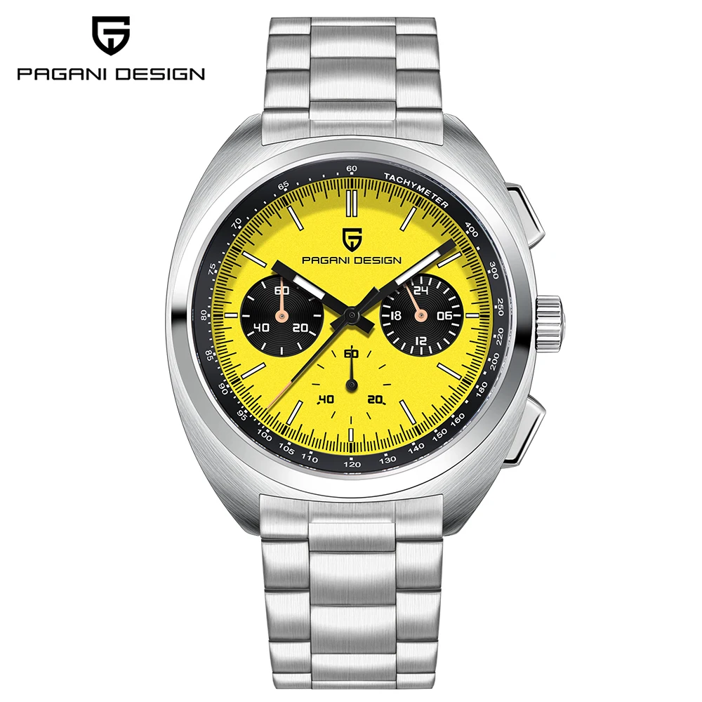 PAGANI DESIGN 2026 NEW Turtle Back Chronograph 1782 Fashion Quartz Wristwatch for Man Luminous Waterproof Watch Reloj Hombre image 3