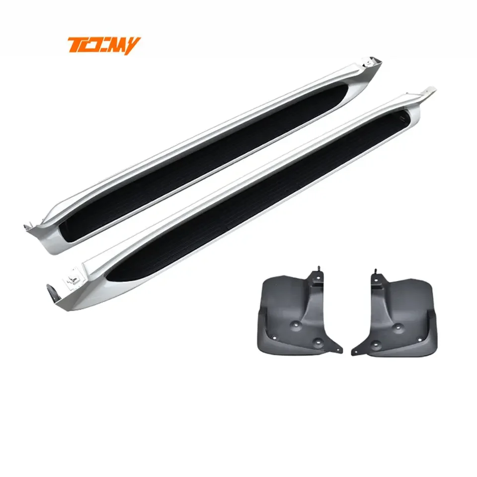 TDCMY Factory price car body part kits ABS Aluminum front rear bumper side step foot pedal suppliers trunk lid for lexus LX570