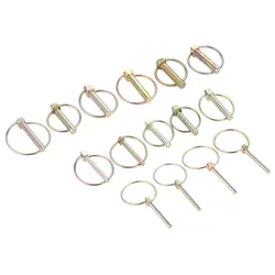 10/5/2pcs O-shape Lynch Pin Heavy Duty Steel Coupler Latch Ring Clip M4.5 M5 M6 M7 M8 M9 M10 M10.5 M11 Boat Tractor RV Truck