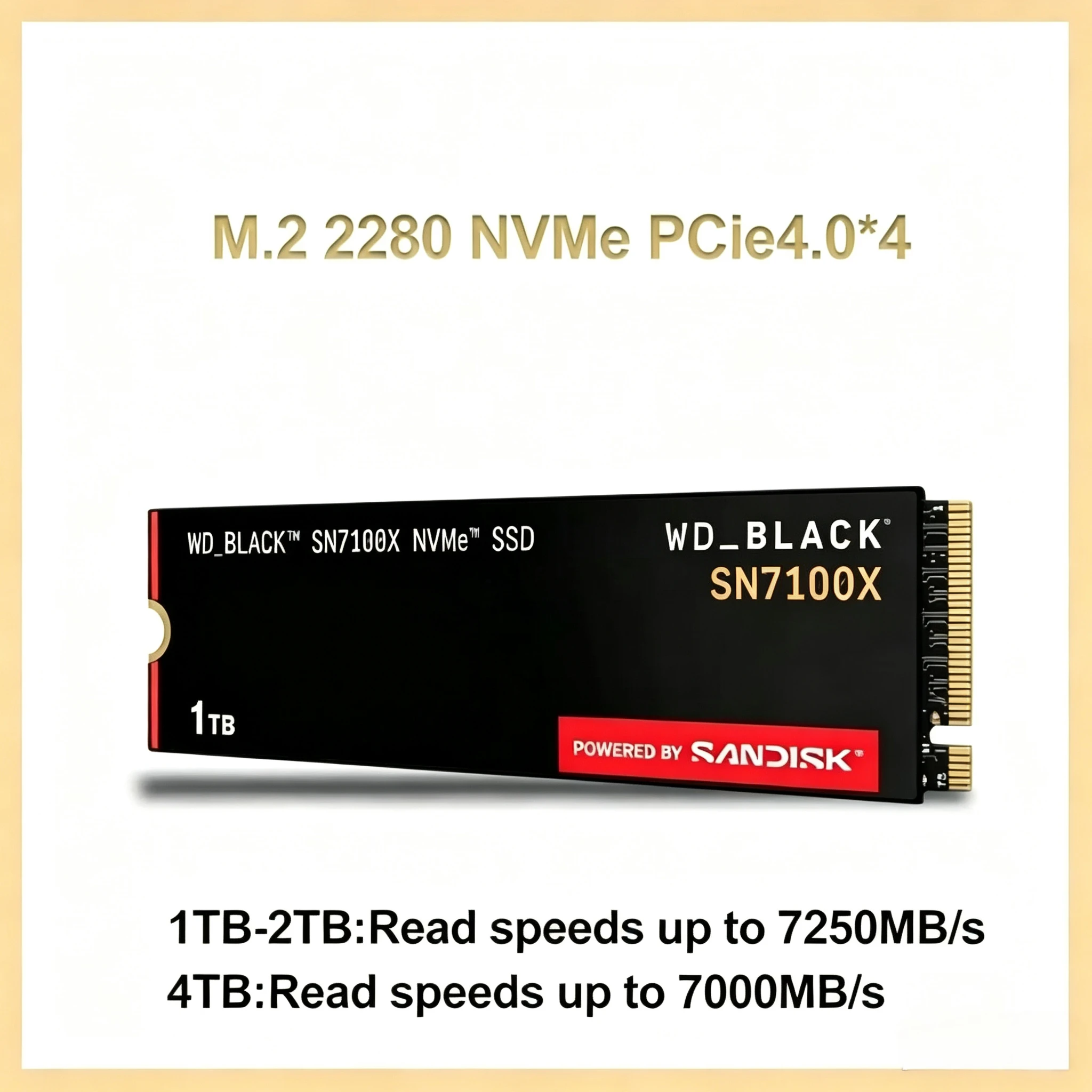 For WD BLACK SN7100X NVMe SSD - Pc Gaming Ps5 review and price