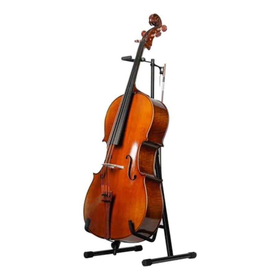 

Portable Adjustable Violin Cello Stand with Stabilized Design for Easy Carrying and Adjustable Bow Height