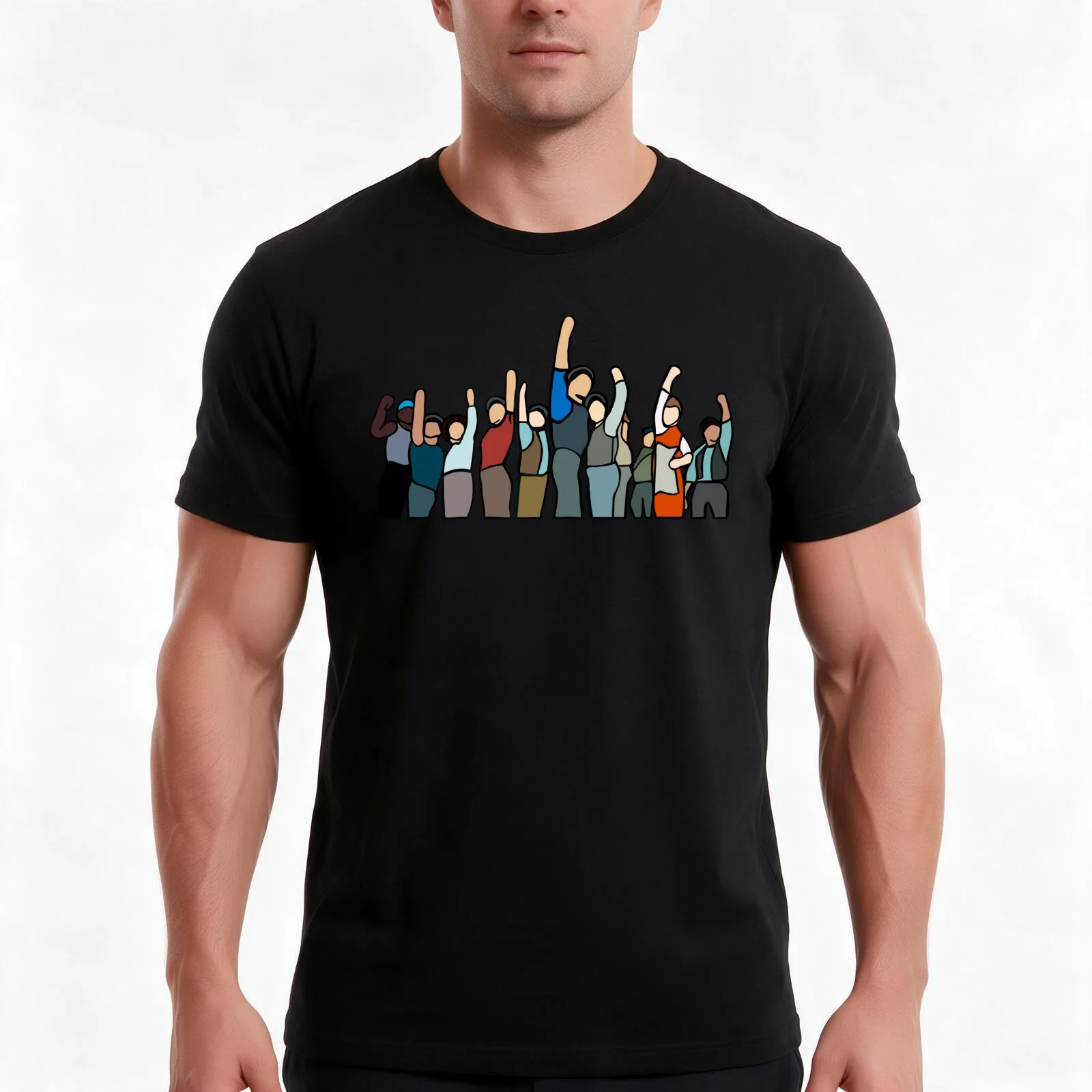 Newsies Newsboys Strong and Defiant T-Shirt, Summer Casual Cotton Tee, Oversized Streetwear Tops, Vintage Graphic Print