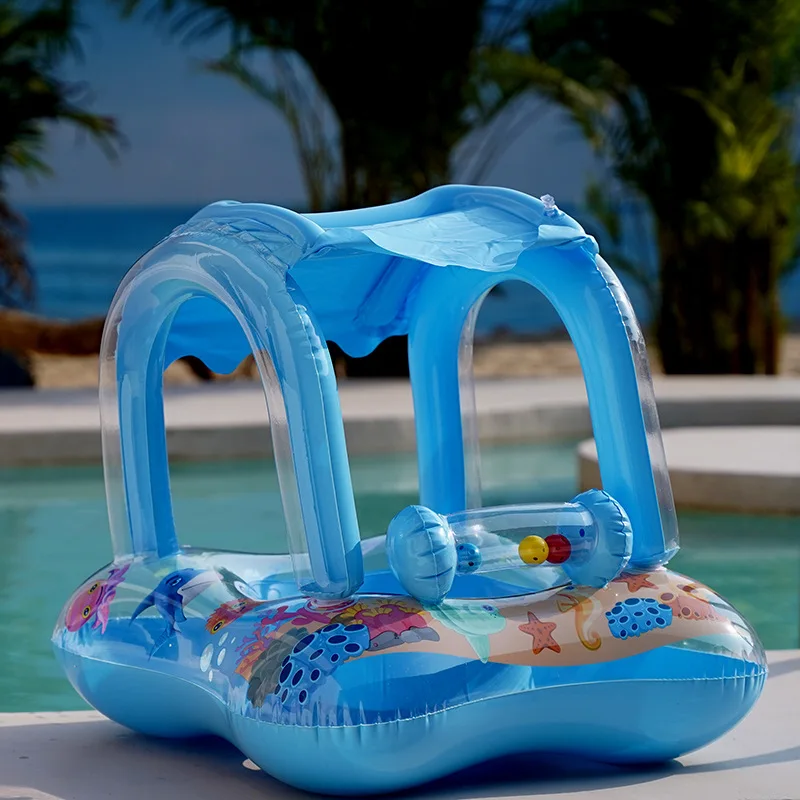 Schwimmbad Kinder aufblasbare Schwimm ring Sitz Boot schwimmende Schatten sitzen Schwimm ring Sommer Pool liefert Baby Party Geschenk