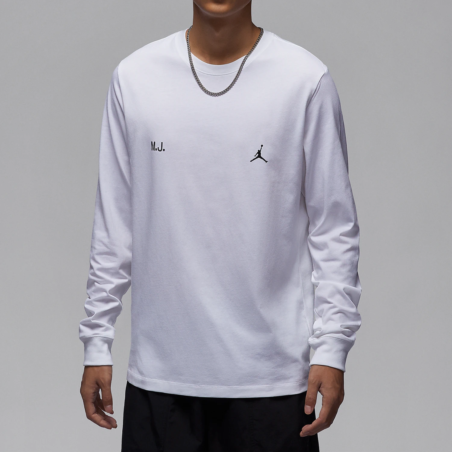 

Nike genuine JORDAN Men's Fashion Round Neck Breathable Sports Long-Sleeve T-Shirt FZ1935-100
