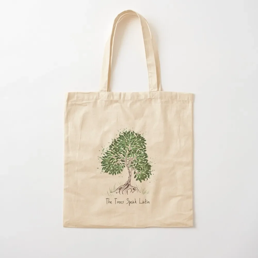 

Trees Speak Latin Tote Bag tote bag woman Candy bags Tote Bag