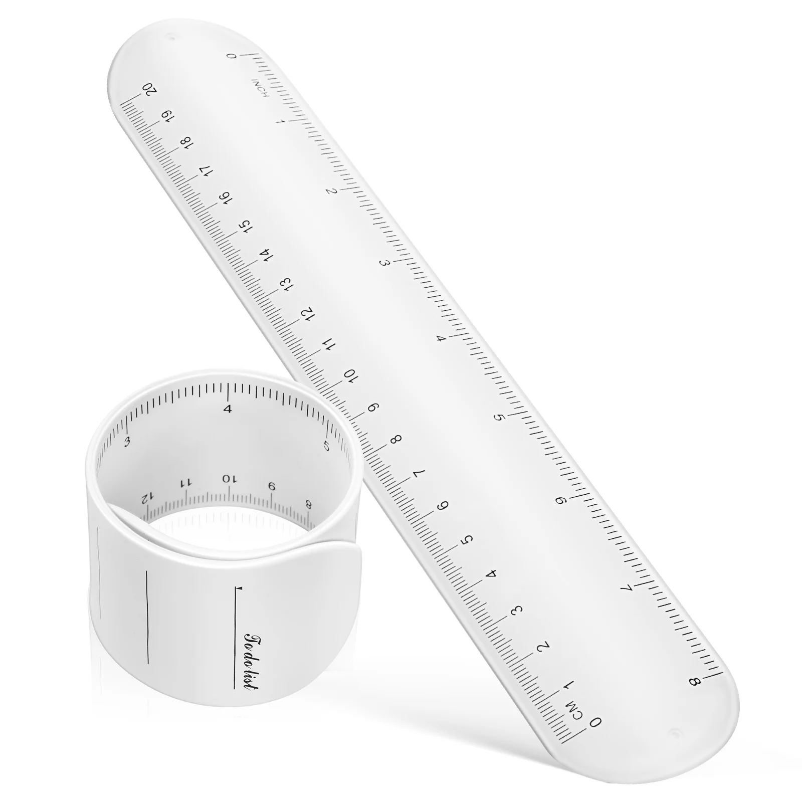 2Pcs Reusable Notes Writable Silicone Wristband Dry Erase Task Bracelet for Nurses Students Professionals Wearable Memo Pad