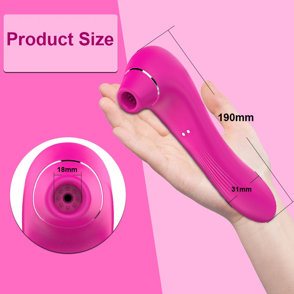 Clitoral Sucker Vagina Suck G Spot Vibrator Female Clit Vacuum Stimulator ​Nipple Sex Toys for Adults Women Masturbator Xbonp