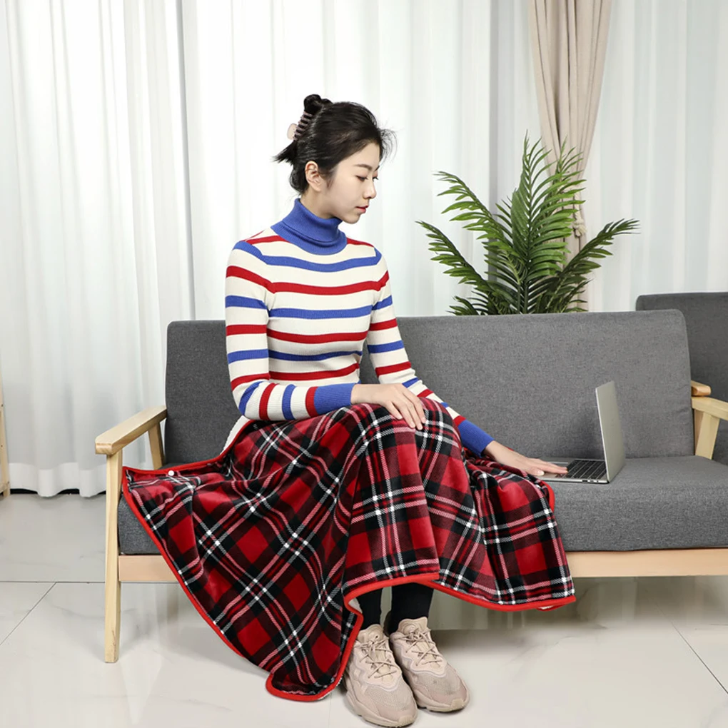 Versatile Cloak Shawl Blanket Wrap Yourself In Warmth And Style Legs Feet Warmer Cover Checked Scarf Lange 100*140cm