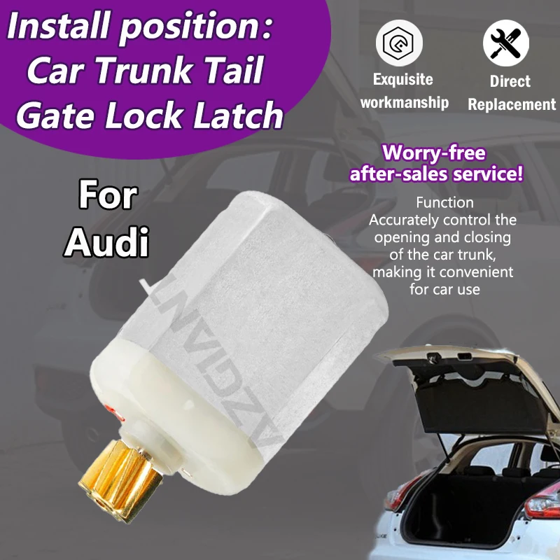 

AZGIANT 301551 For Audi A3 S3 8V Cabriolet Sportback /Q3/Avant B8/allroad Car Upper Tailgate Lock 9 Teeth gear motor repair kit