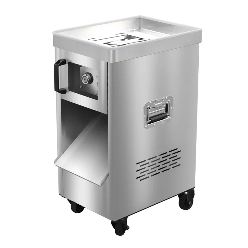 Affettatrice di carne commerciale elettrica 3000W affettatrice multifunzione triturate di carne e carne a cubetti piccola famiglia completamente automatica carne sli