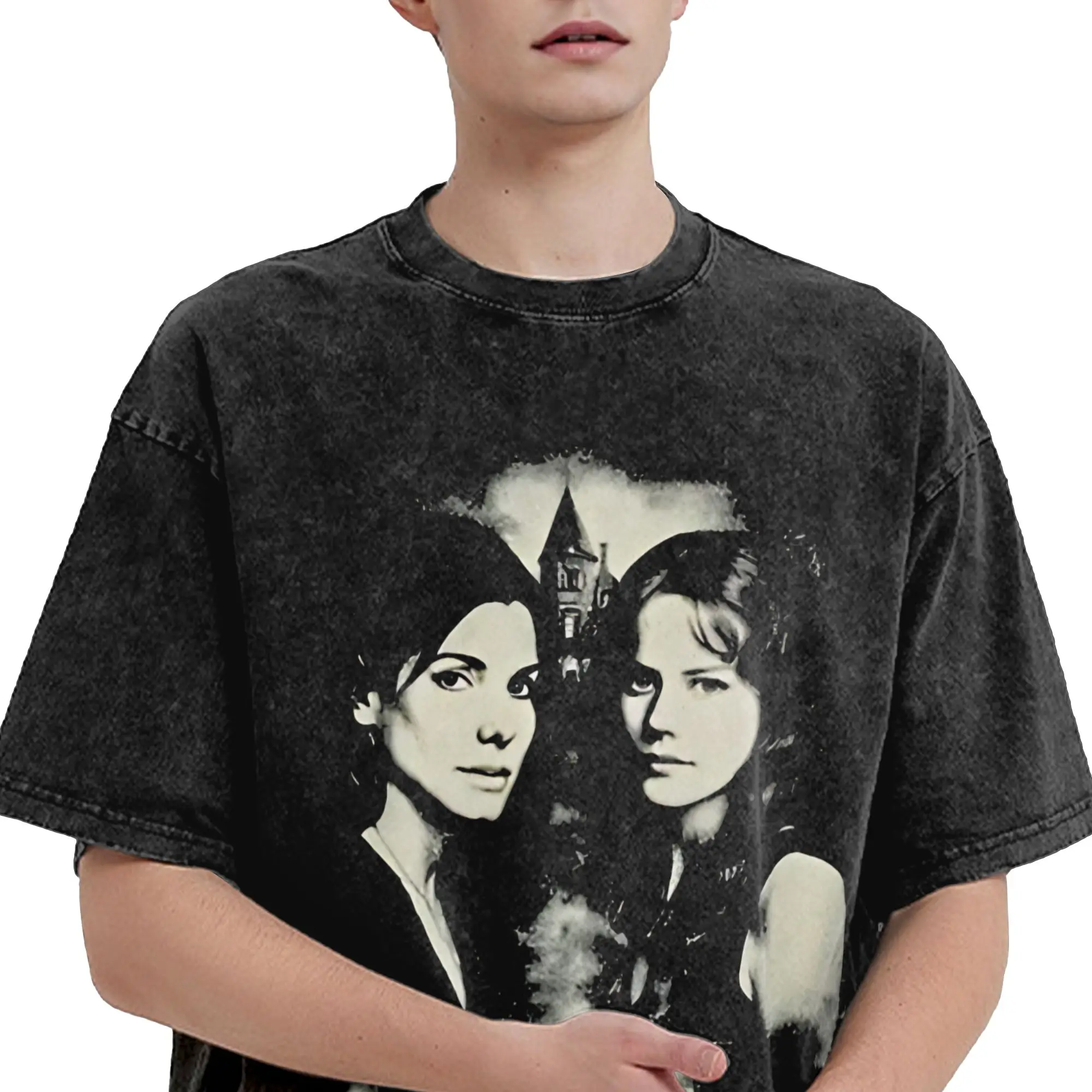 Practical Magic Witchcraft Occult Movie Fan Gothic Witchy Washed T Shirt Streetwear Hip Hop Vintage T-Shirts  Tees for Men Women