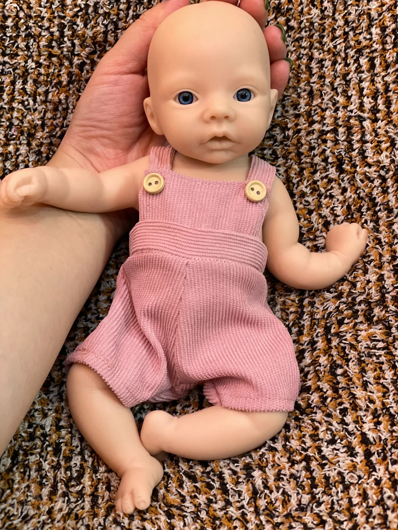 

11 Inch Meadow 3D Painted Bebe Newborn Doll Handmade Soft Silicone Reborn Baby Doll For Children Birthday Gifts