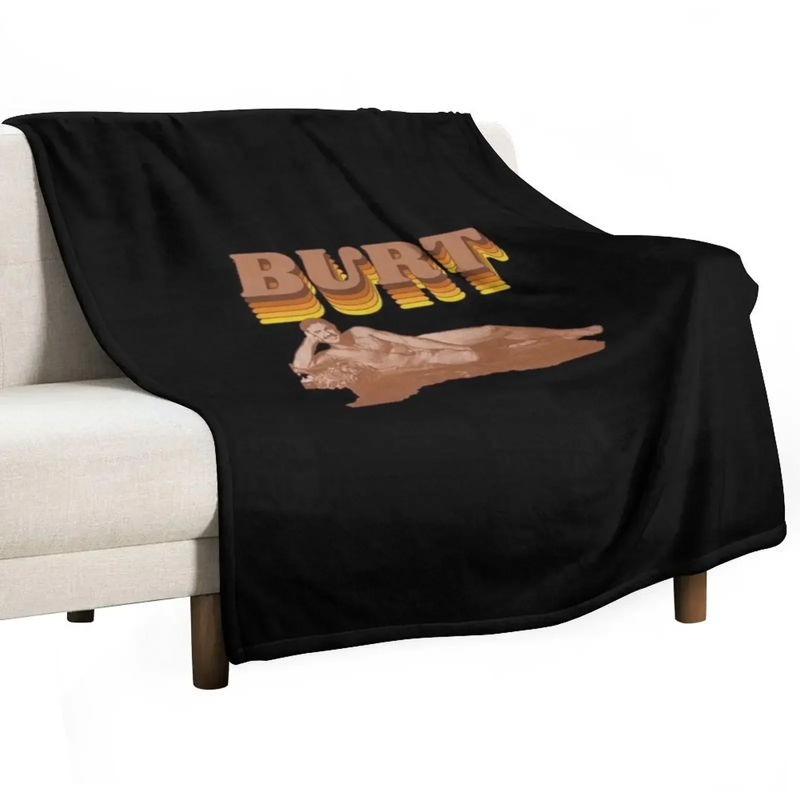 Burt Reynolds Warmest Regards Retro FanArt T-Shirt Throw Blanket Hair Furry For Sofa Thin for winter Blankets