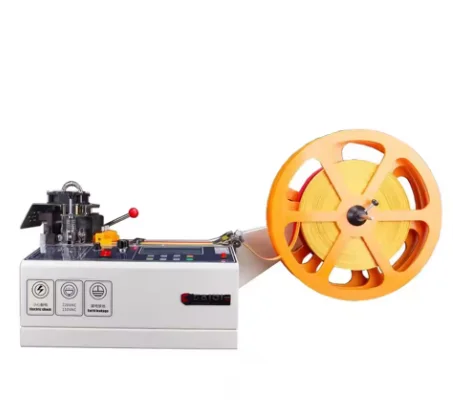 

988T automatic hot and cold Cloth belt cutting machine Non-woven cloth ear tape webbing safety goggles elastic belt cutting