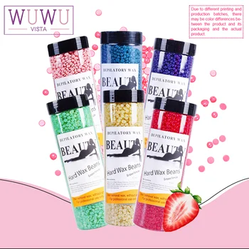 WUWUVISTA 400 جرام/14.1 أوقية حبوب الشمع مزيل الشعر الساخن فيلم الشمع بيليه إزالة بيكيني الوجه الشعر الساقين الذراع إزالة الشعر الفول للجنسين