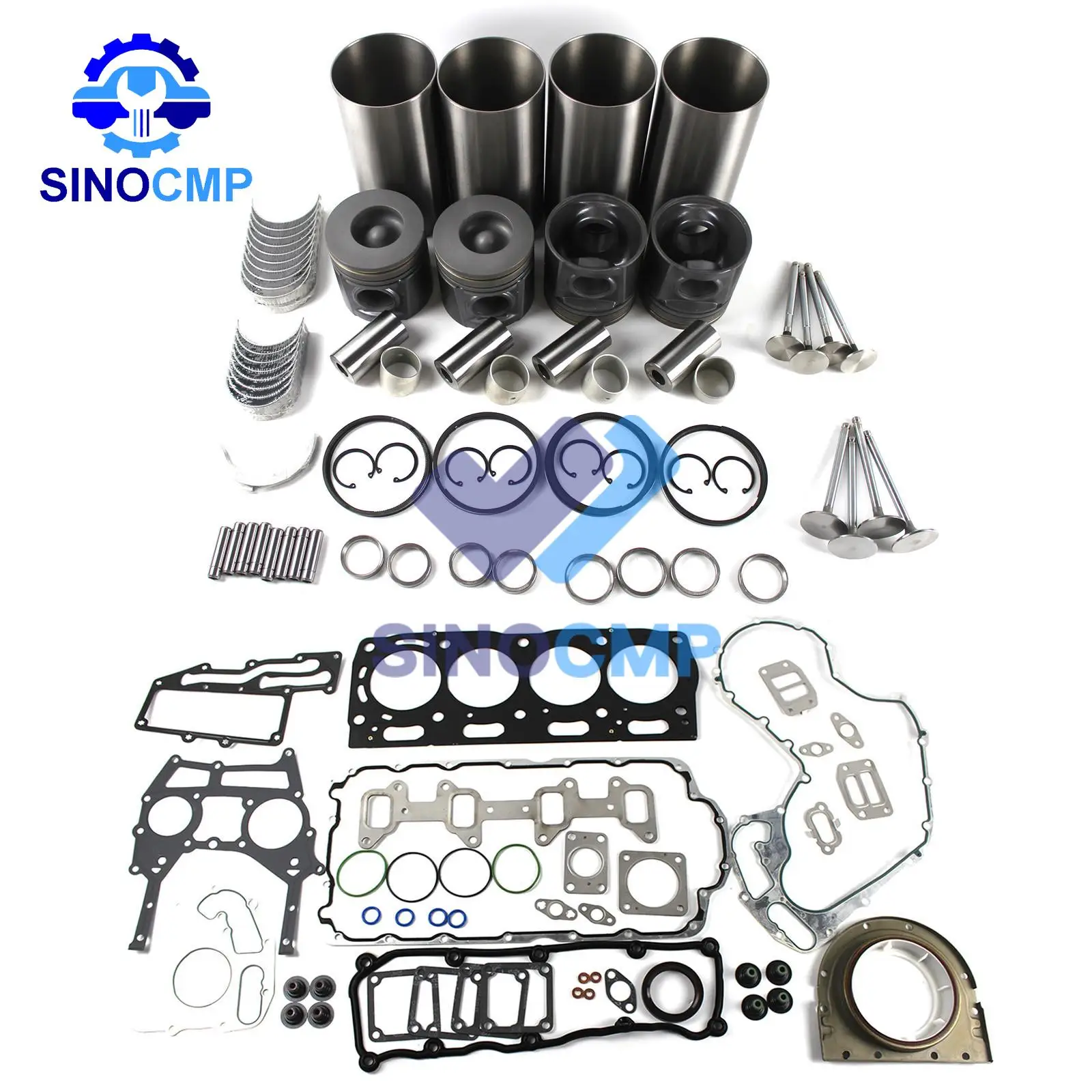 3054C 3054E Engine Overhaul Rebuild Kit for CAT Backhoe Loader 414E 420D 428E