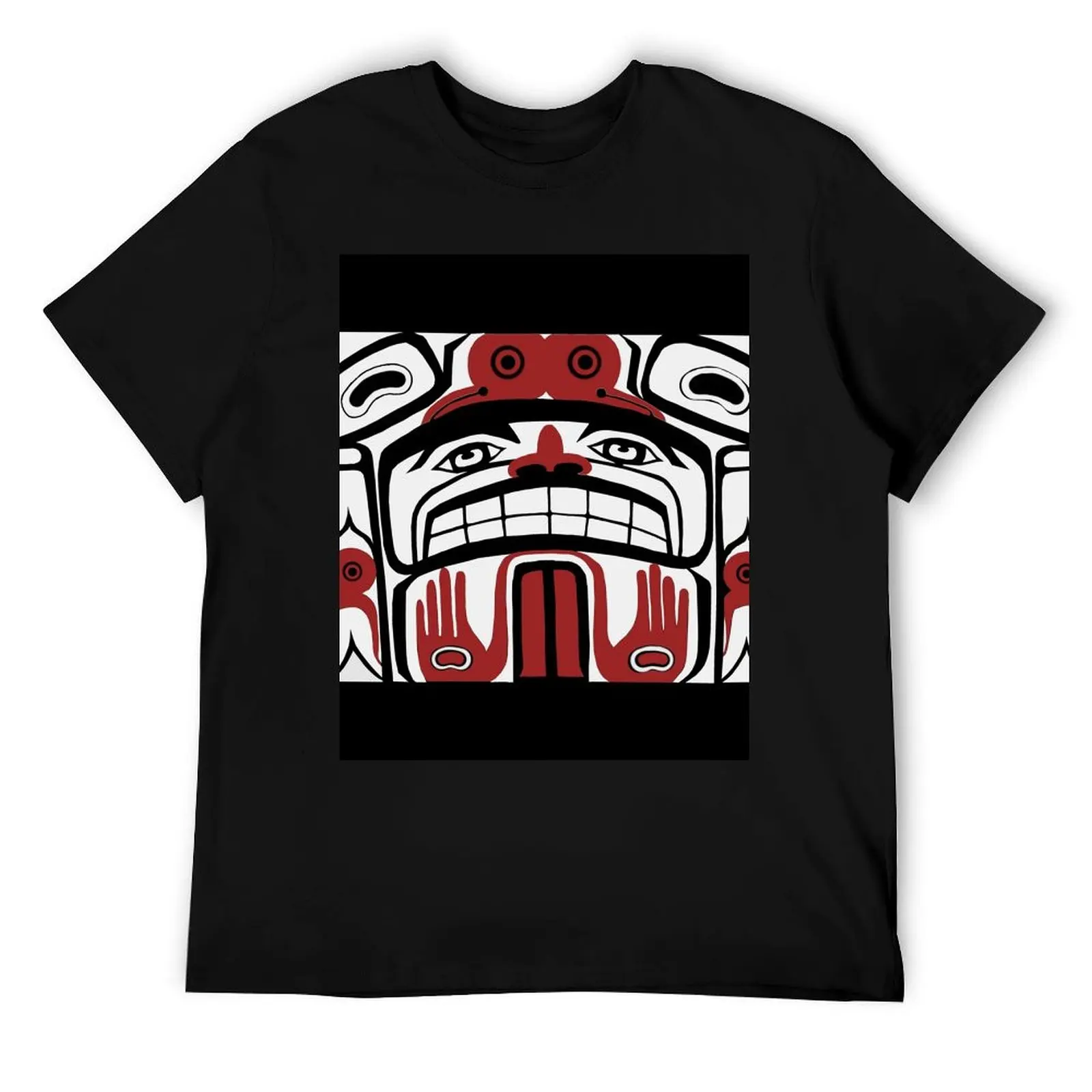 

Northwest Native American Blanket Box Panel T-Shirt man t shirt heavy cotton cotton t shirt man man graphic t shirt T-Shirt