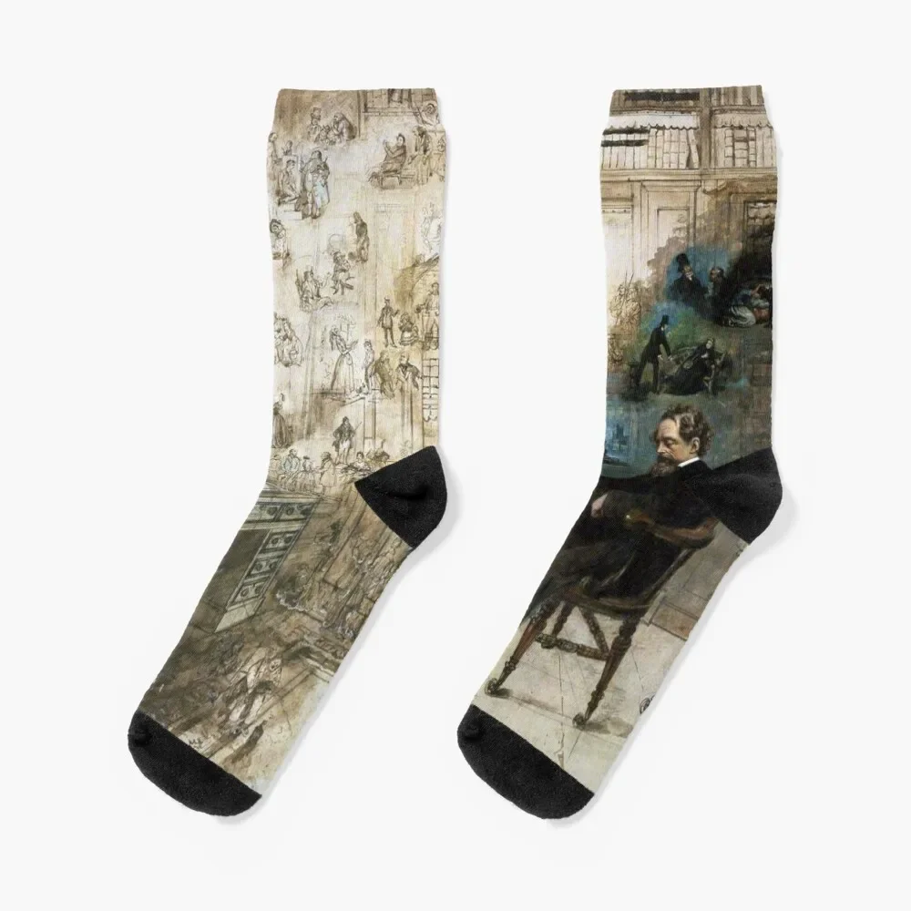 

Dickens Dream - Robert William Buss - 1875 Socks Non-slip colored Boy Child Socks Women's