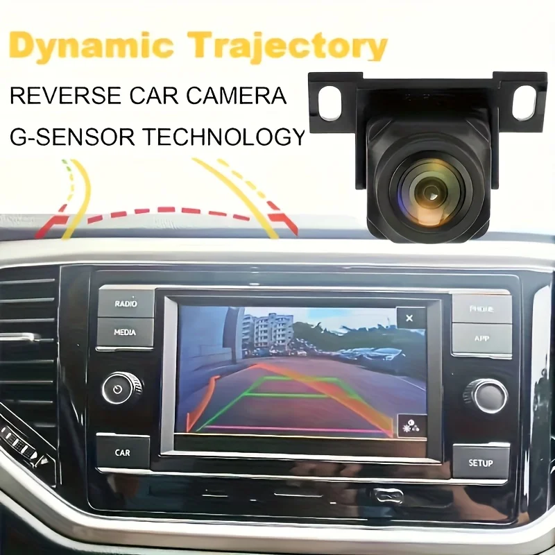 Dynamic Trajectory Guide Line Reverse Rear View Backup Camera Moving Guide Line  Automatic Reversing Camera Full Color