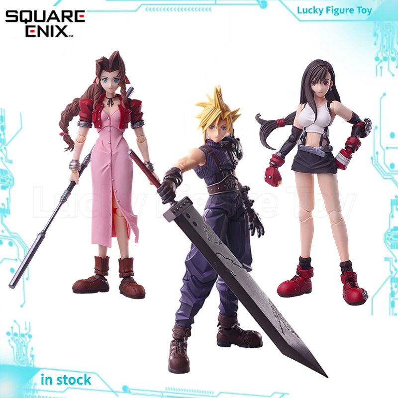 【Original】Fantasy Goddess 7 Lockhart Fighting Goddess Tifa Lockhart Aerith Gainsborough Cloud Strife Action Figures Ornament