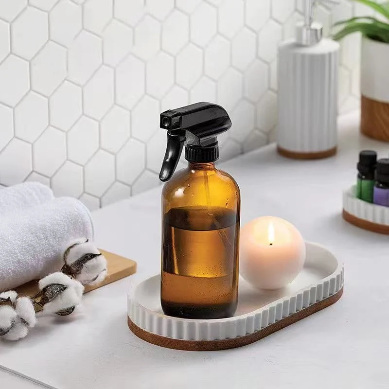 300/500ML Plastichair Water Spray Sprayer Bottle Barbershop Atomizer Mist Continuous Spray Bottle High Pressure Empty Can
