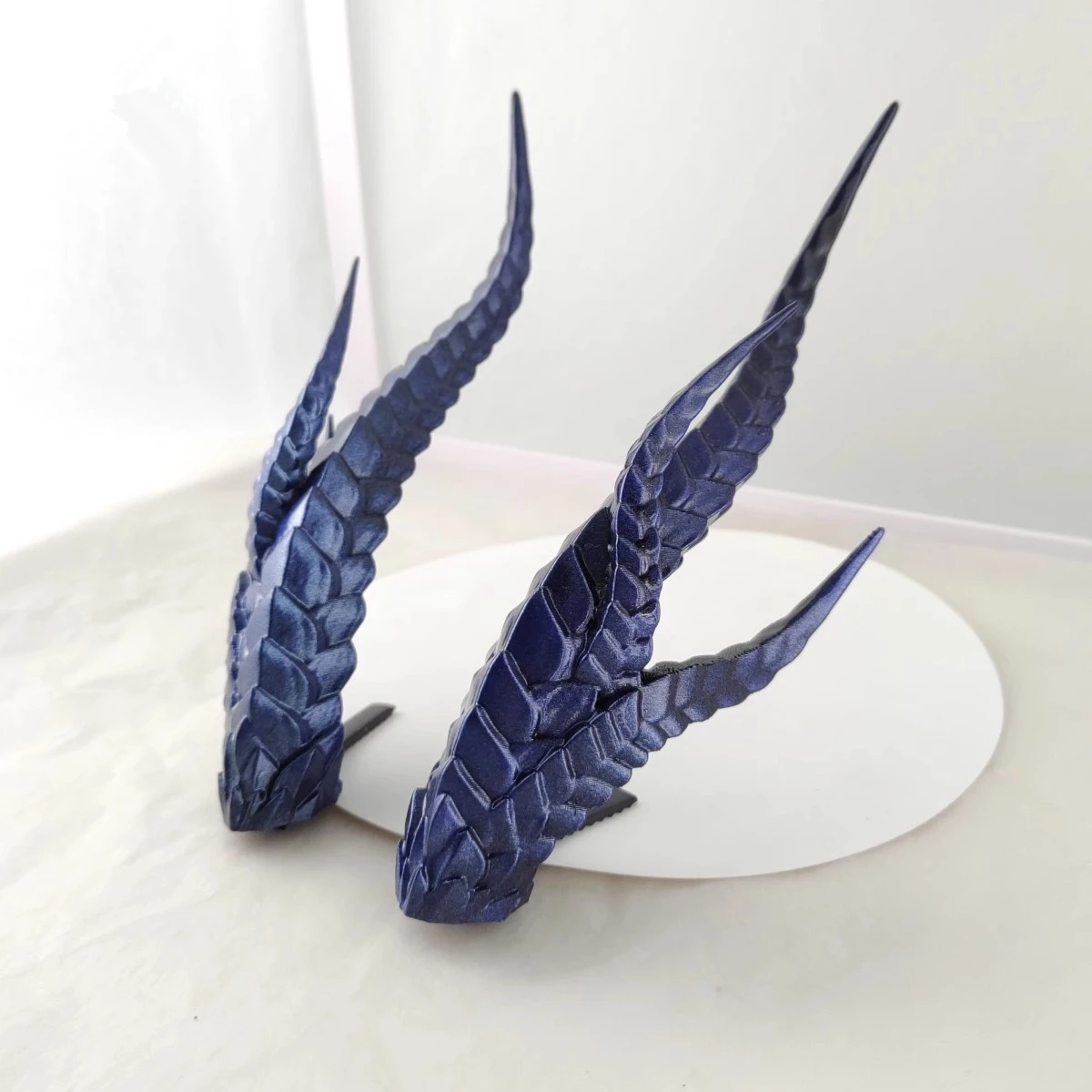 3D Printing  Dragon Claw Nails 22cm Dragon Horn Hair Clip Dragon Ear Clip Aorun Cosplay Costume Props Accessories